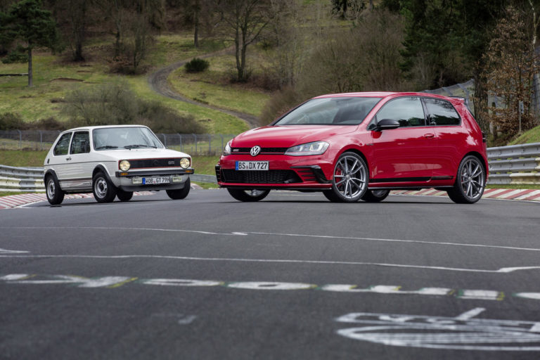 Volkswagen Golf GTI Clubsport S and Volkswagen Golf GTI (Mk1)